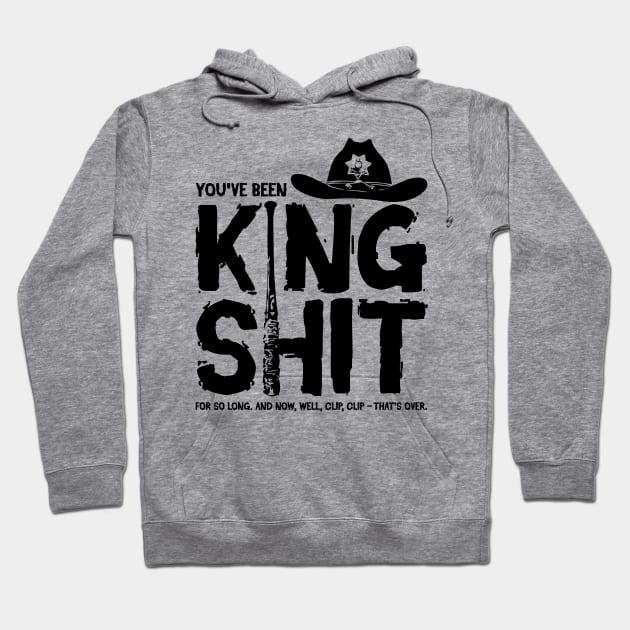 King Shit (black) Hoodie by andrew_kelly_uk@yahoo.co.uk